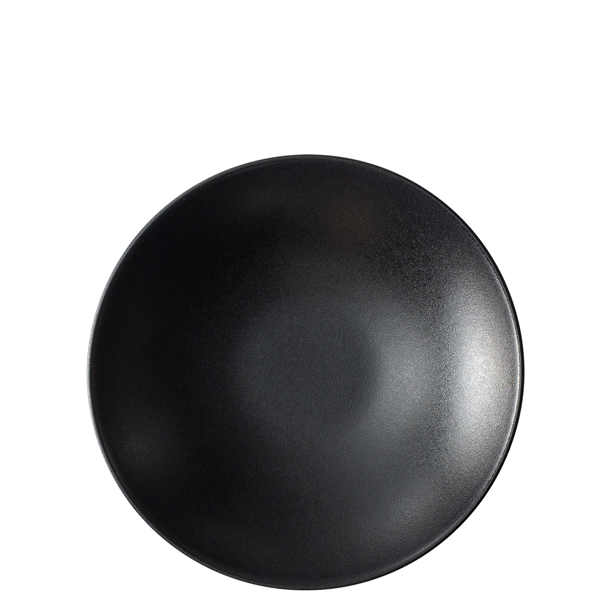 Assiette creuse 21,5 cm 4 pcs - Basic noir mat
