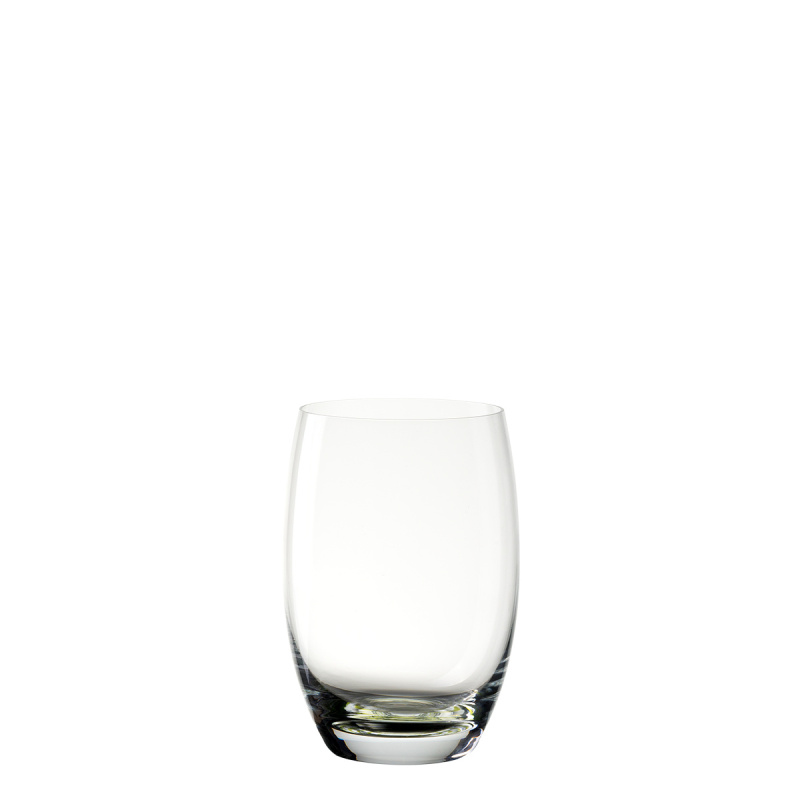 Verres tumbler 460 ml avec fond en spirale vert 6 pcs - Optima Glas Lunasol