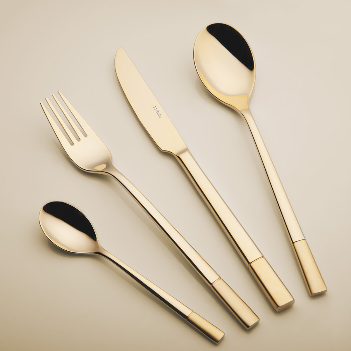 Set de couverts 24 pcs – Luxe doré