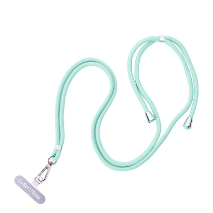 Cordon de téléphone Crossbody avec logo Lusol::Sola, menthe