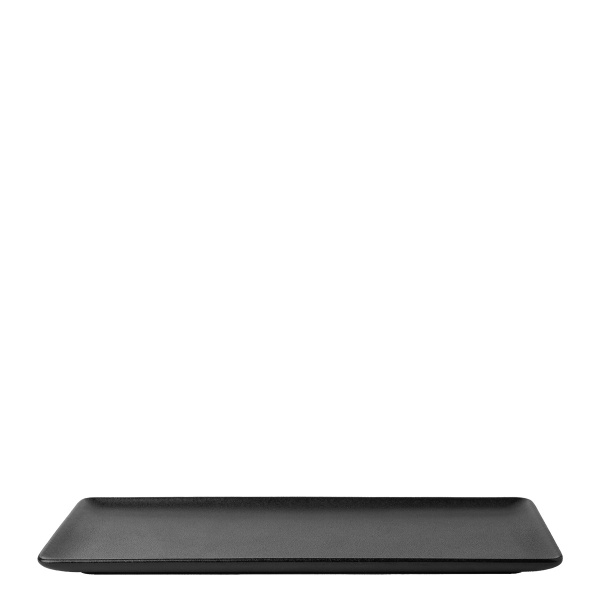 Assiette de service 24 x 13 cm – Basic noir mat