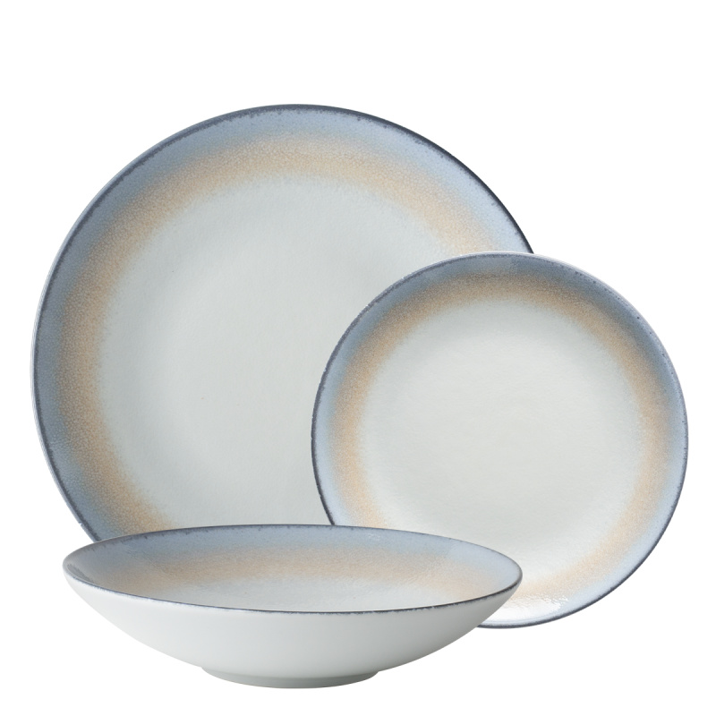 Set d'assiettes 18 pcs - Ice Rim