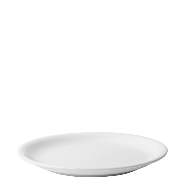 Assiette plate Coupe moderne 24 cm - Tosca blanc