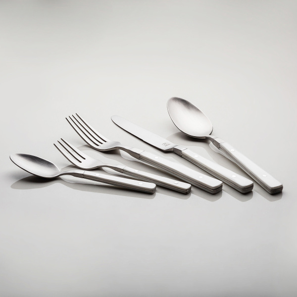 Set de couverts 30 pcs – Image POM blanc
