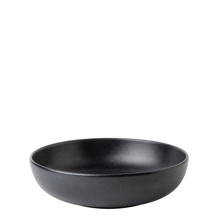Assiette creuse U-Coupe 21 cm – Basic noir mat