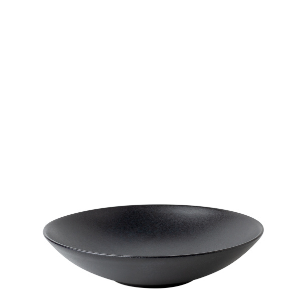 Assiette creuse 21,5 cm 4 pcs - Basic noir mat