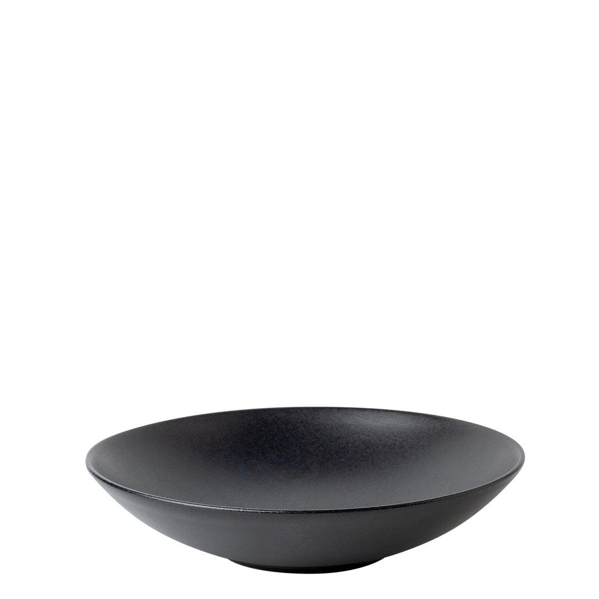 Assiette creuse 21,5 cm 4 pcs - Basic noir mat
