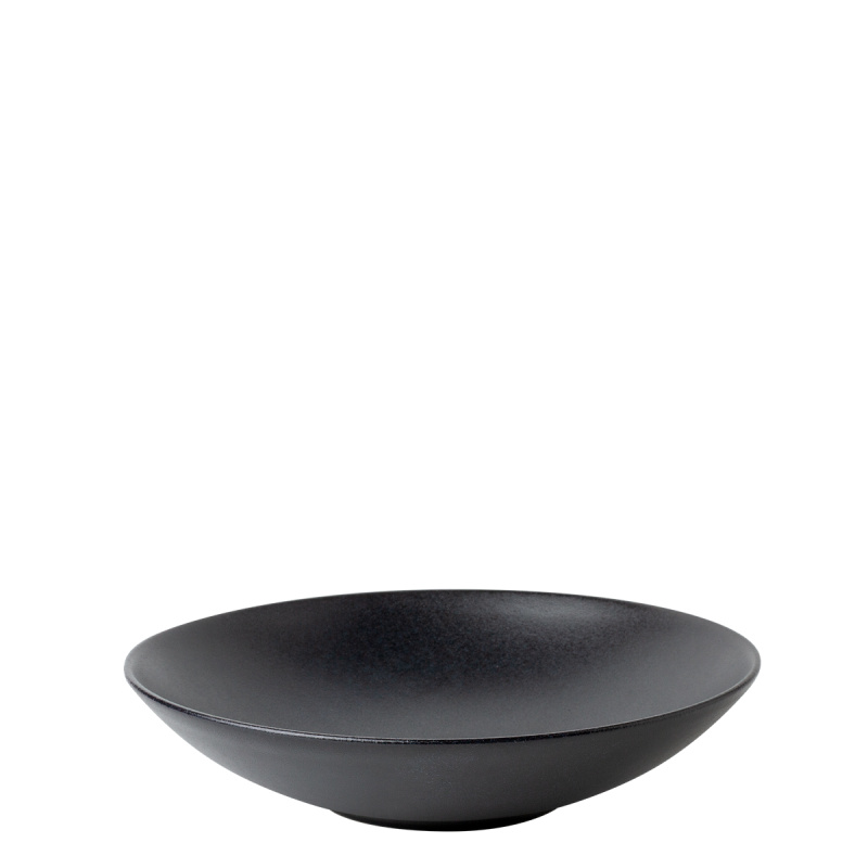 Assiette creuse 21,5 cm 4 pcs - Basic noir mat