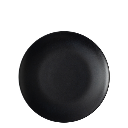 Assiette plate 20,5 cm 4 pcs - Basic noir mat