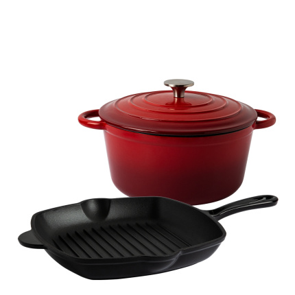 Set en fonte émaillée 2 pcs - Jupiter Lunasol