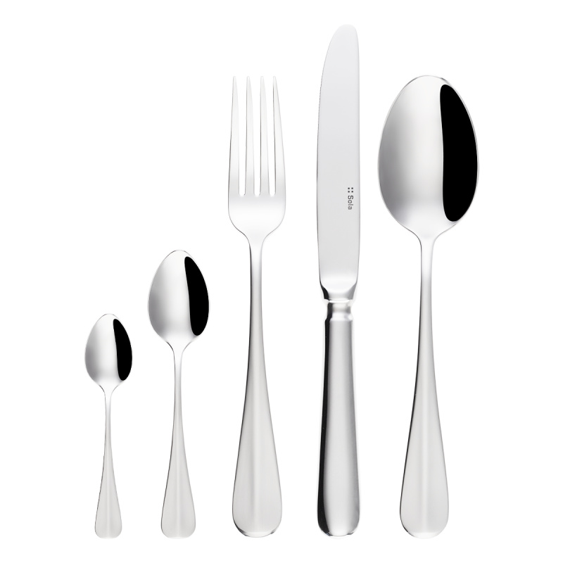 Set de couverts 60 pcs manche plein – Baguette Gastro