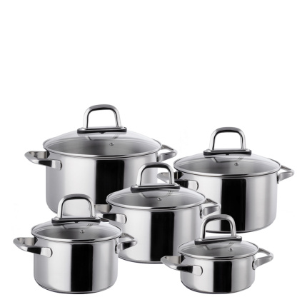 Set de casseroles et couvercles 10 pièces - Saturn Lunasol