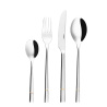 Set de couverts à dessert 24 pcs – Luxe rainure dorée