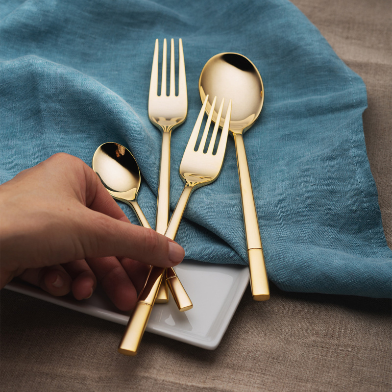 Set de couverts 24 pcs – Luxe doré