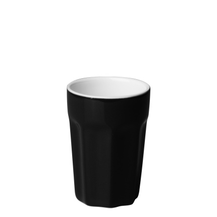 Petite tasse en porcelaine noire 80 ml - RGB