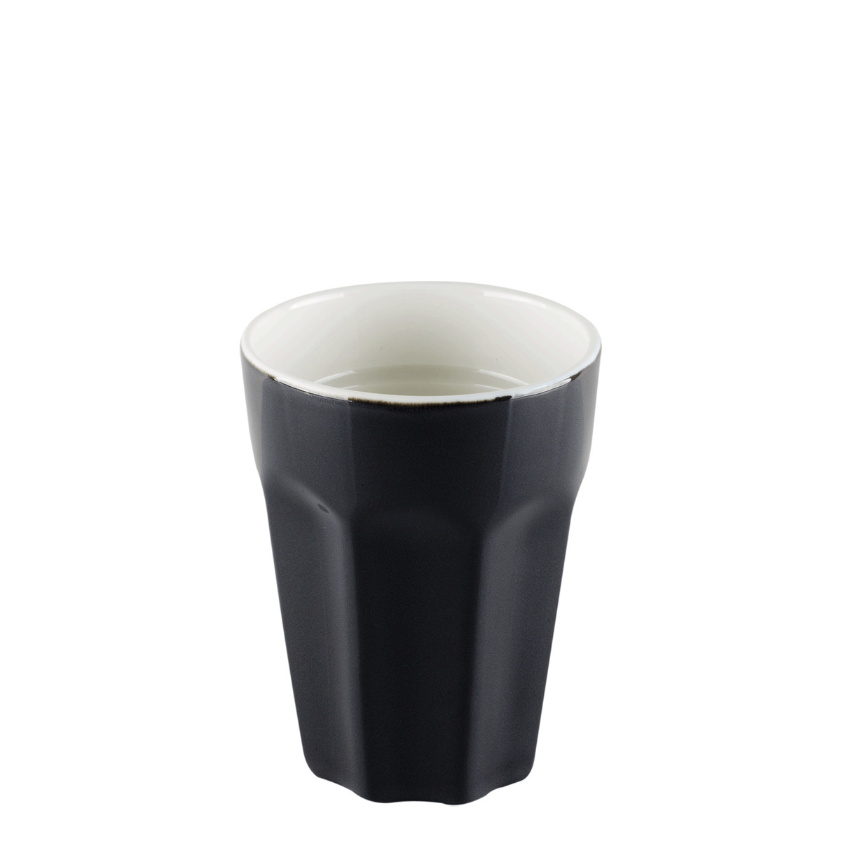 Verre en porcelaine moyen noir 280 ml – RGB