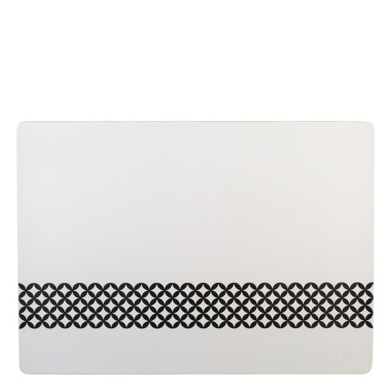 Set de table noir et blanc PVC - Elements Ambiente Graphic