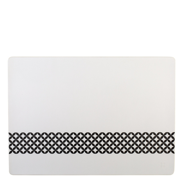 Set de table noir et blanc PVC - Elements Ambiente Graphic