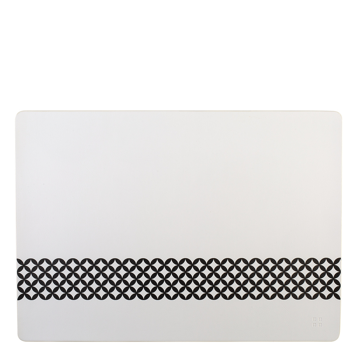 Set de table noir et blanc PVC - Elements Ambiente Graphic