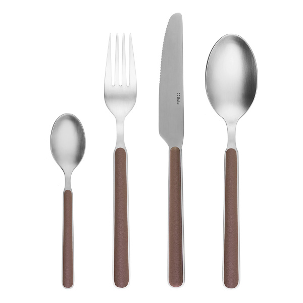 Menagère 16 pièces - Gallery taupe mat