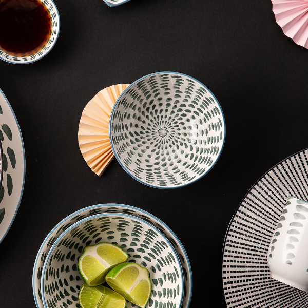 Service en porcelaine 24 pièces – Elements Asia Water