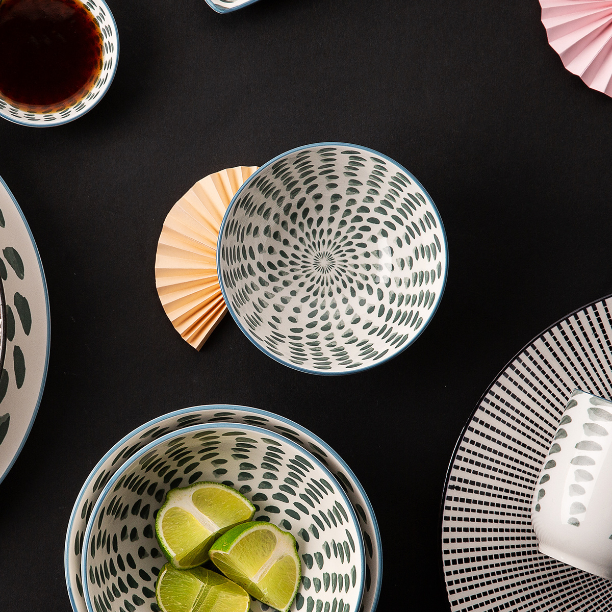 Service en porcelaine 24 pièces – Elements Asia Water