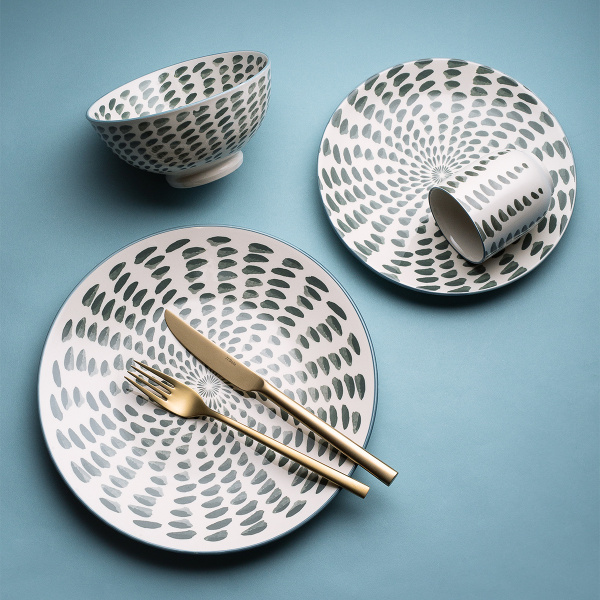 Service en porcelaine 24 pièces – Elements Asia Water