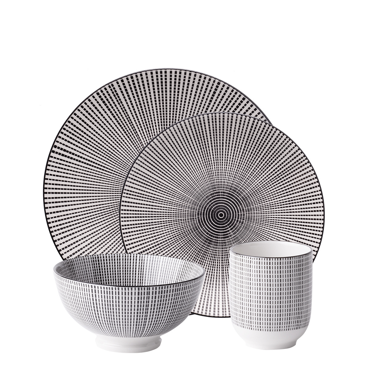 Service en porcelaine 24 pièces – Elements Asia Fire