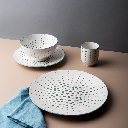 Service en porcelaine 24 pièces – Elements Asia Earth