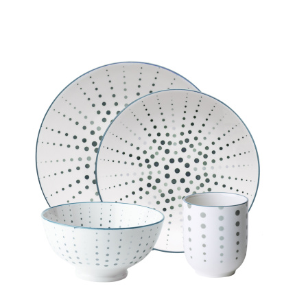 Service en porcelaine 24 pièces – Elements Asia Earth