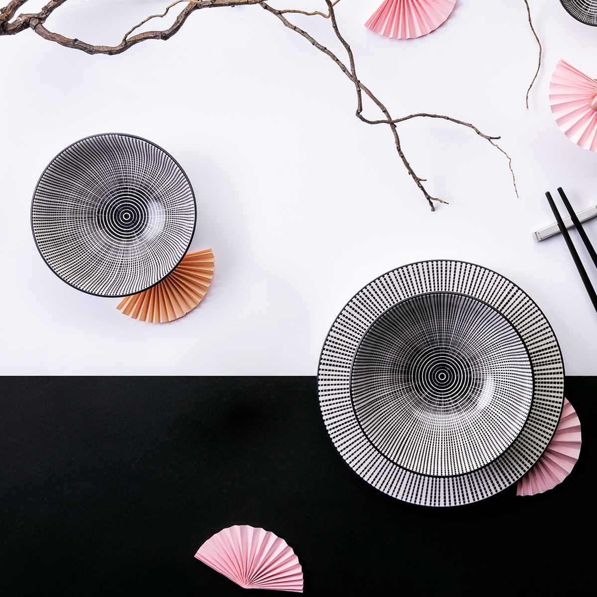 Service en porcelaine 24 pièces – Elements Asia Fire