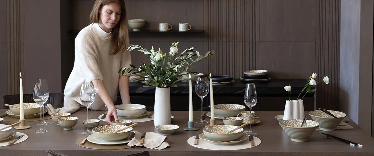 Art de la table atmosphérique dans le style Modern Baroque : inspiration pour des soirées d’exception