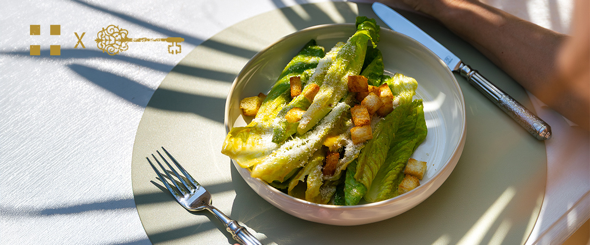Salade Caesar avec une sauce maison authentique
